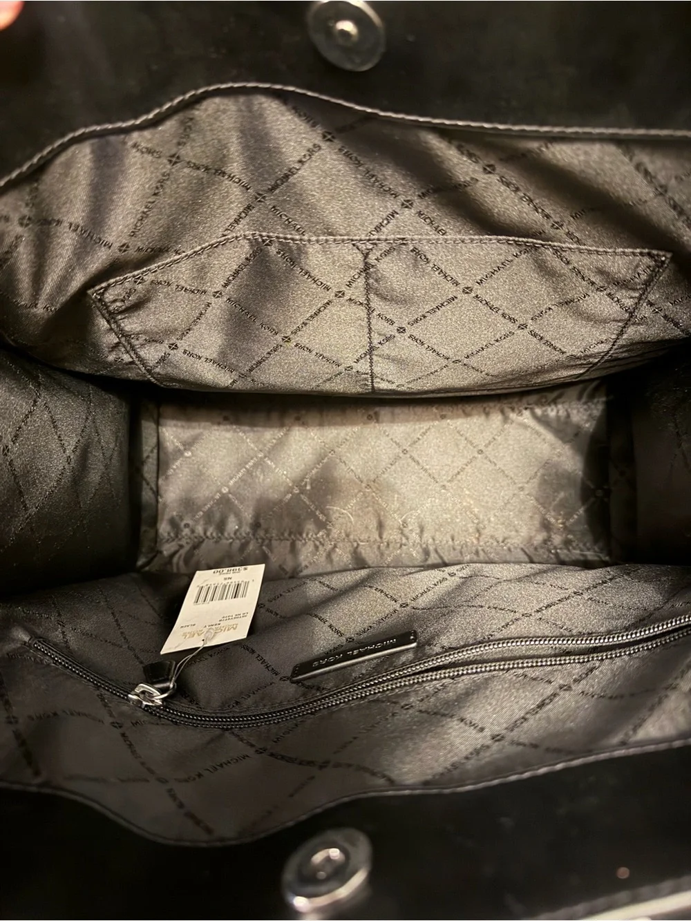 Michael Kors Matching Set: Kenly Large N/S Tote & Signature Pull Chain Belt Bag
